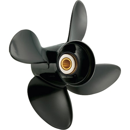 Solas Solas 5113-093-08 Amita 4 Aluminum 4-Blade Propeller - RH, 9.25" Diameter x 8" Pitch x 14-Spline 5113-093-08